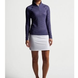 NEW! Peter Miller Geo Raglan-Sleeve Perth Layer Quarter Zip Pullover Size L